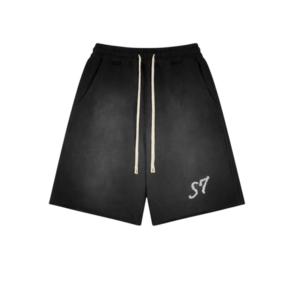 Casual Fit Jersey Denim Shorts