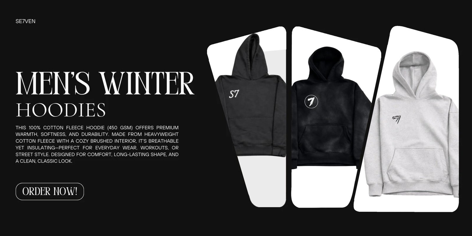 Black Red Minimalist Fashion Product Introduction Landscape Bann